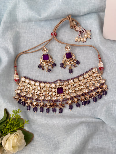 Traditional Kundan necklace for women