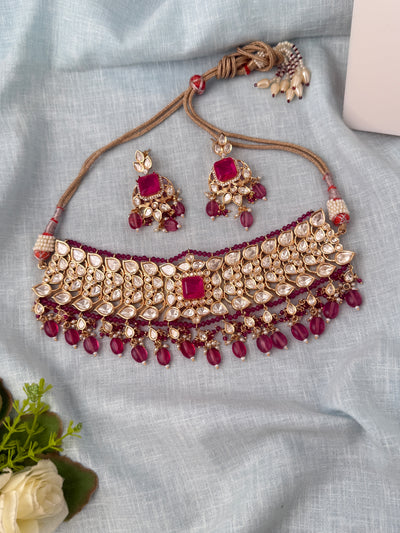 Traditional Kundan necklace for women