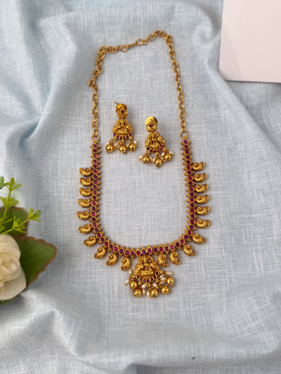 Antique temple necklace for women