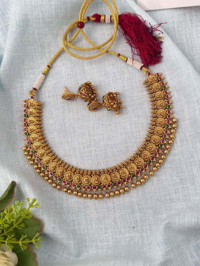 Antique temple necklace for women