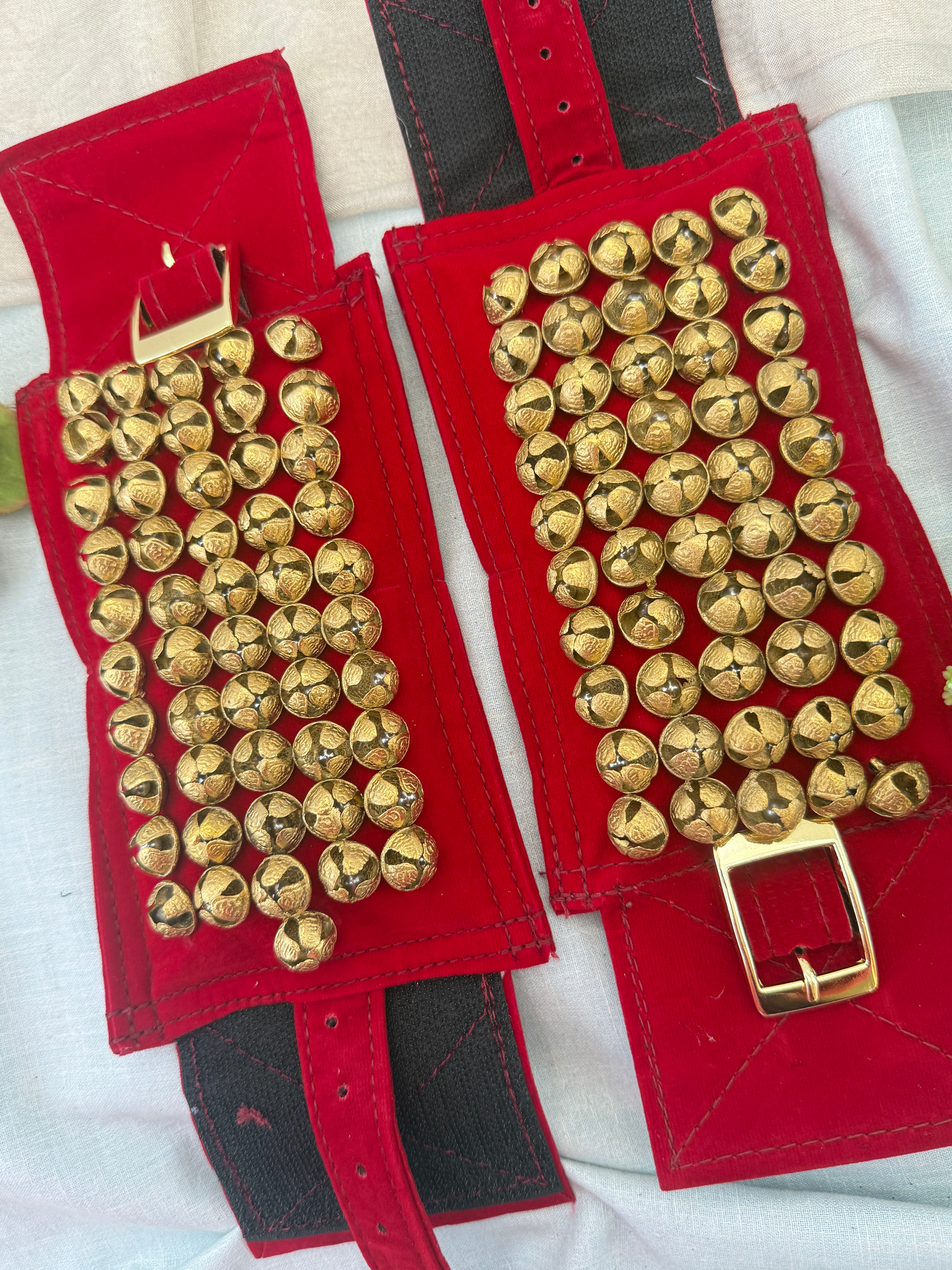 Royal Velvet Bharatanatyam Payal Anklet 5 Line 128
