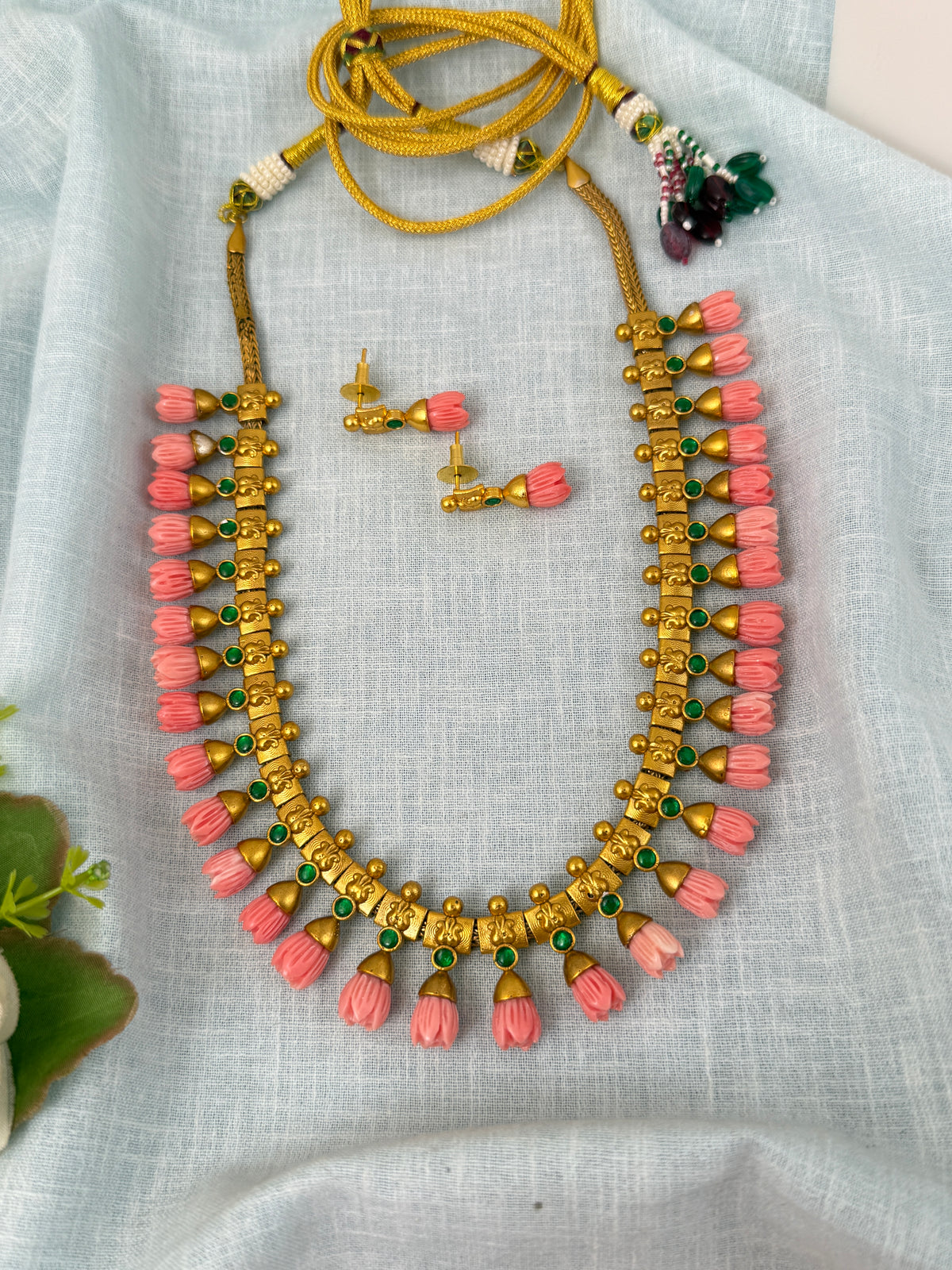 Antique temple necklace for women