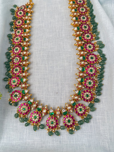 Jadau Kundan Necklace Floral Premium | N0876