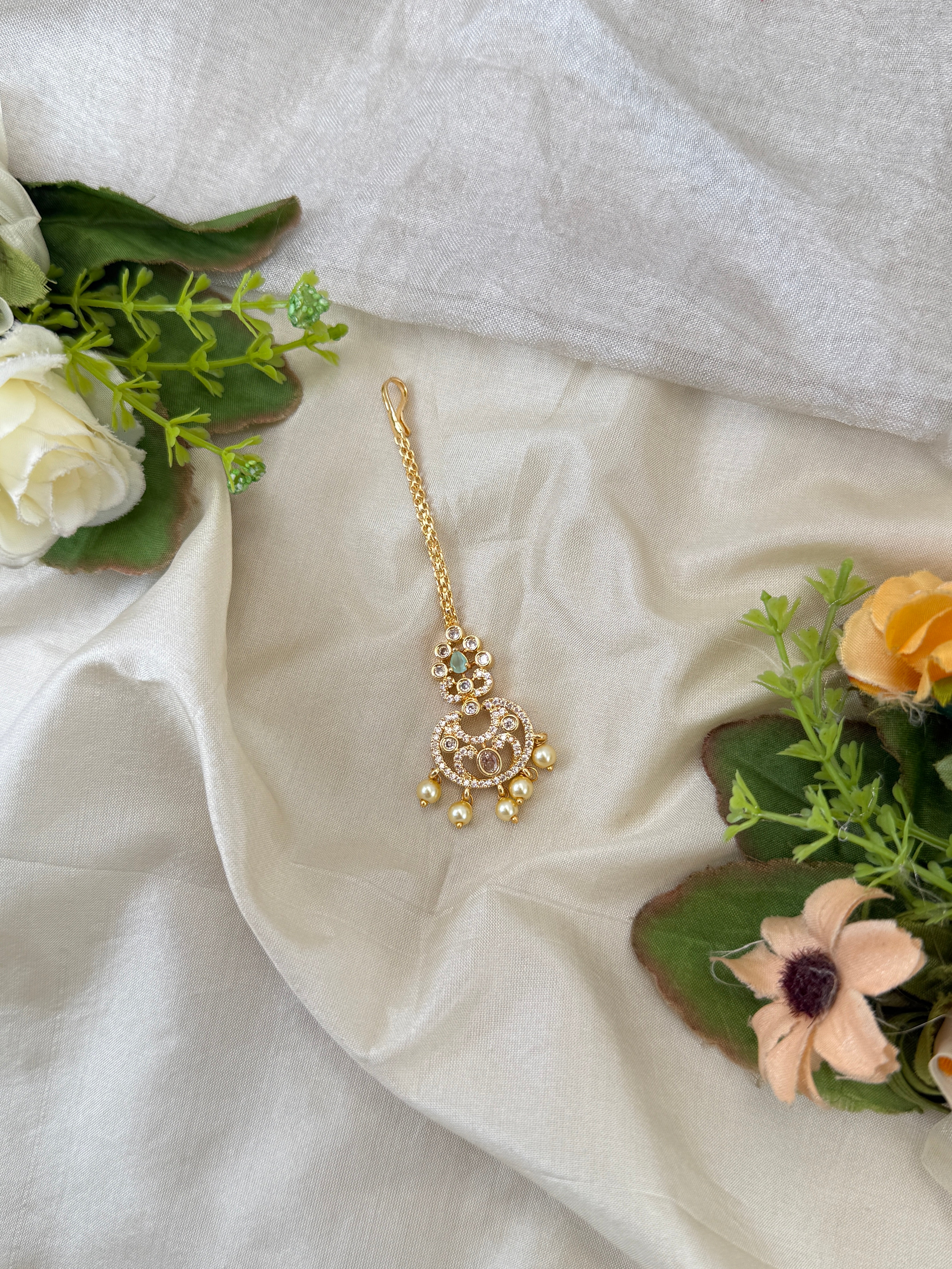 Traditional Gold Jadebille – South Indian Bridal Hair Accessory, jadebille, hair choti