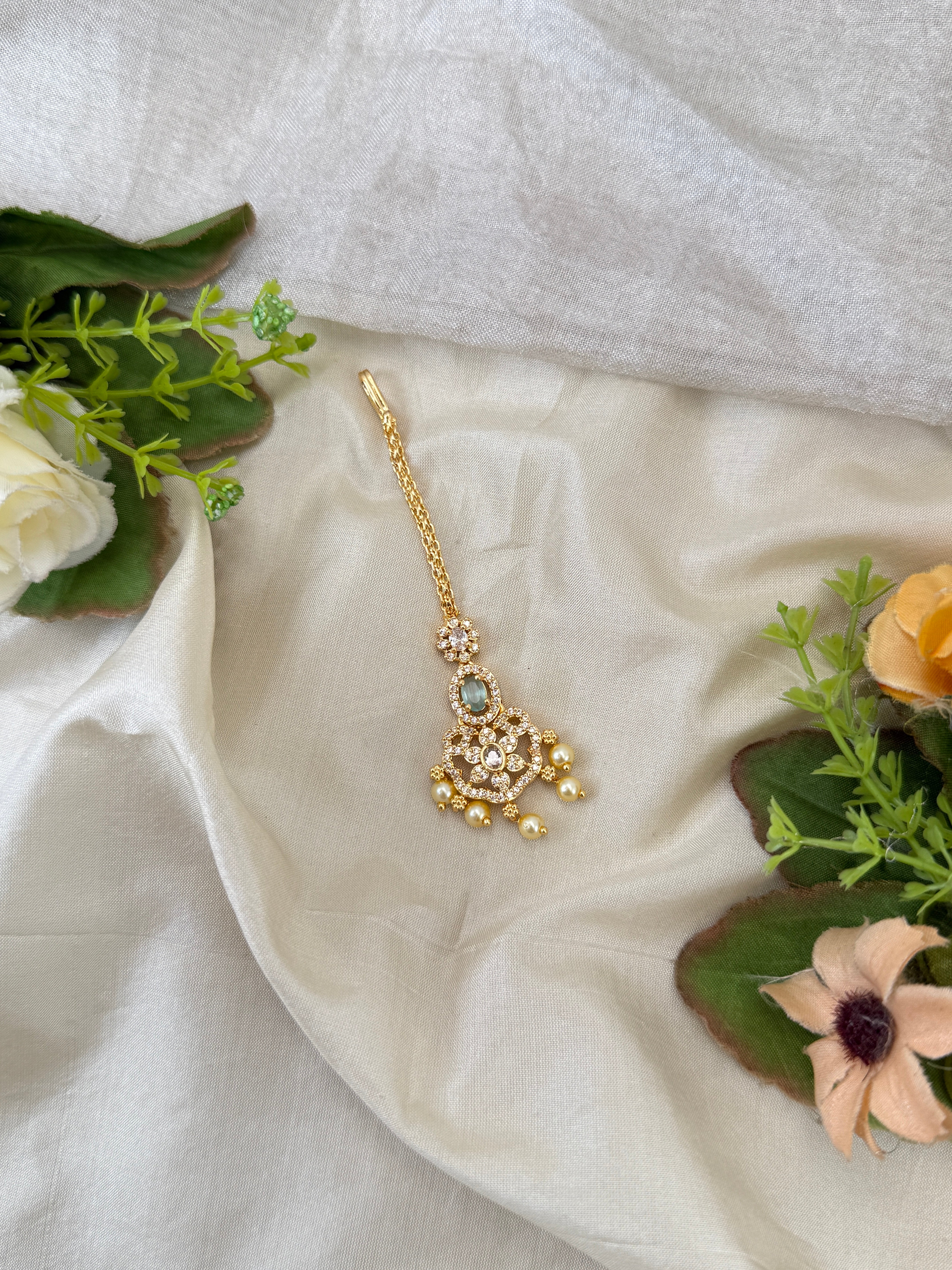 Traditional Gold Jadebille – South Indian Bridal Hair Accessory, jadebille, hair choti
