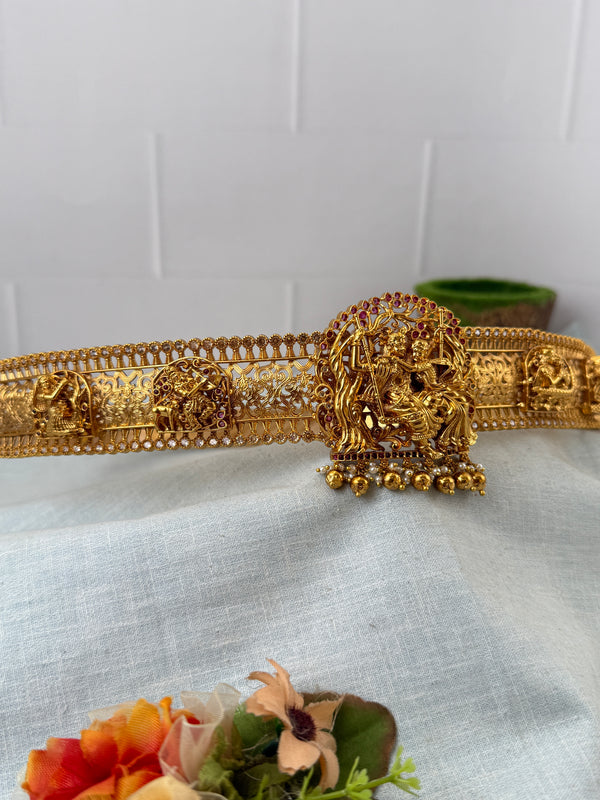 Royal Antique Radha Krishna Vaddanam Kamarbandh 8111