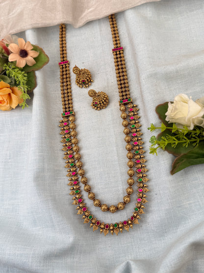 Traditional Gold Jadebille – South Indian Bridal Hair Accessory, jadebille, hair choti