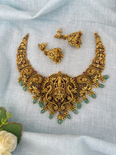 Antique temple necklace for women