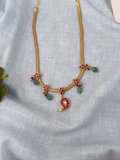 Jadau Kundan Designer Necklace Premium | N0849