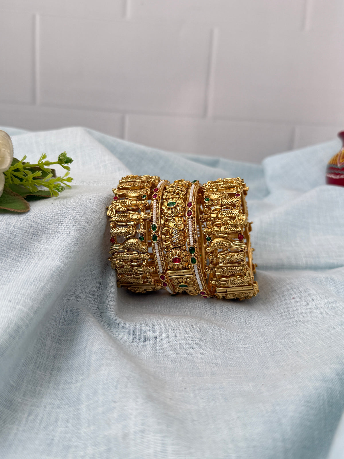 Heritage Ram Parivar Bridal Bangle Set 0026