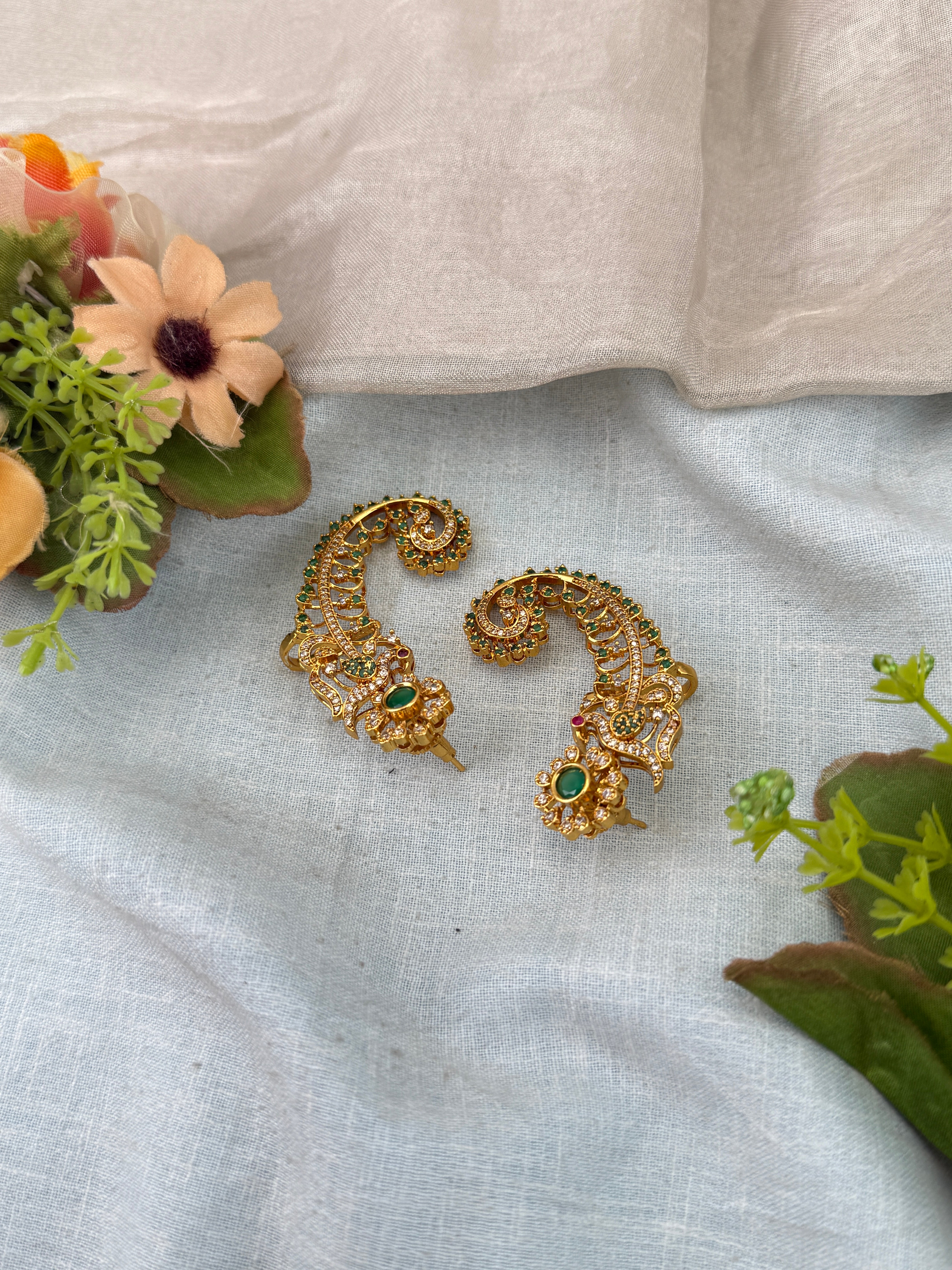 Traditional Gold Jadebille – South Indian Bridal Hair Accessory, jadebille, hair choti