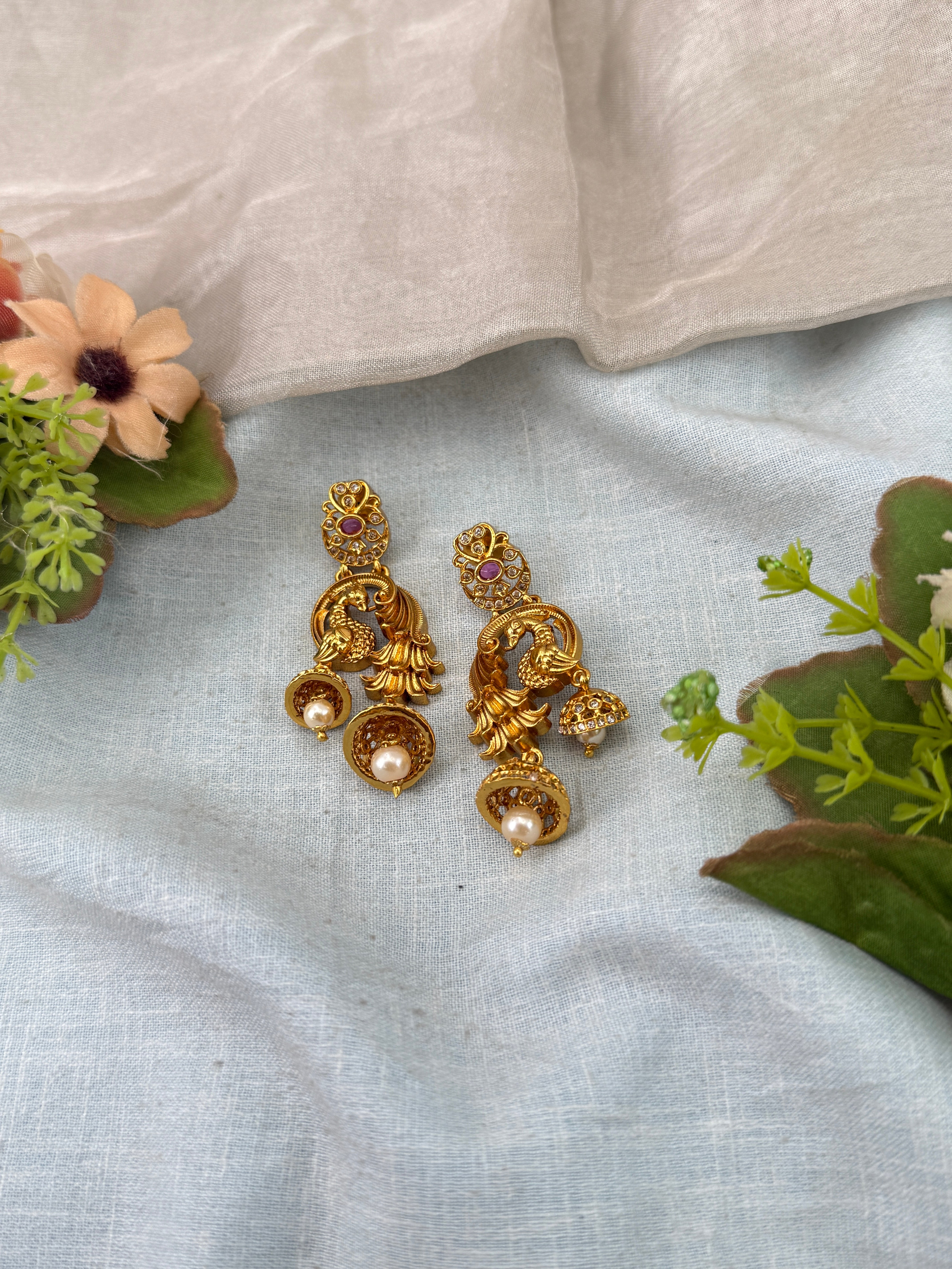 Traditional Gold Jadebille – South Indian Bridal Hair Accessory, jadebille, hair choti
