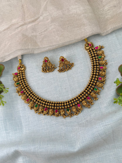 Traditional Gold Jadebille – South Indian Bridal Hair Accessory, jadebille, hair choti