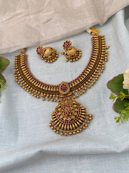 Traditional Gold Jadebille – South Indian Bridal Hair Accessory, jadebille, hair choti
