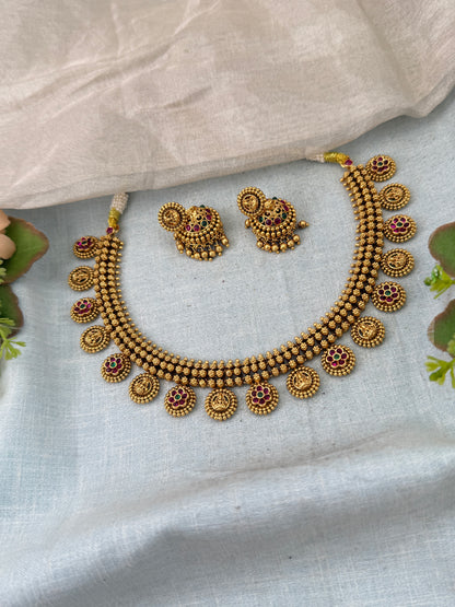 Royal Antique Short Necklace Set 1109