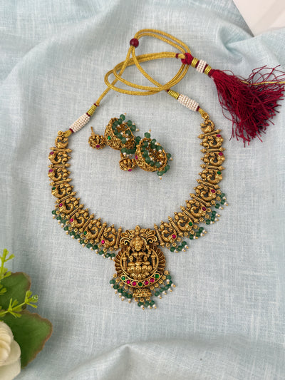 Antique temple necklace for women