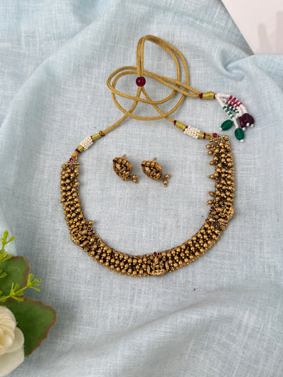 Antique temple necklace for women