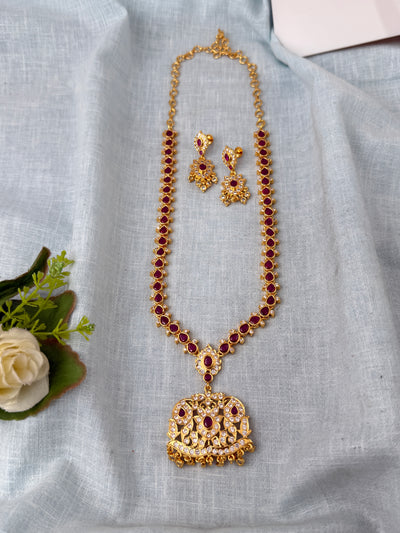 Antique temple necklace for women