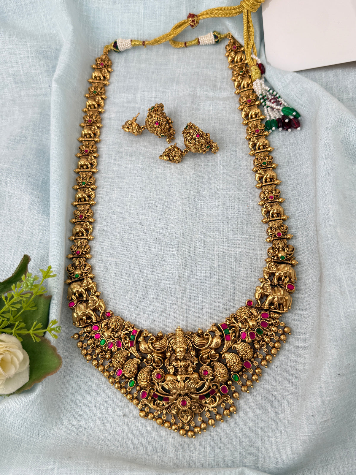 Antique temple necklace for women
