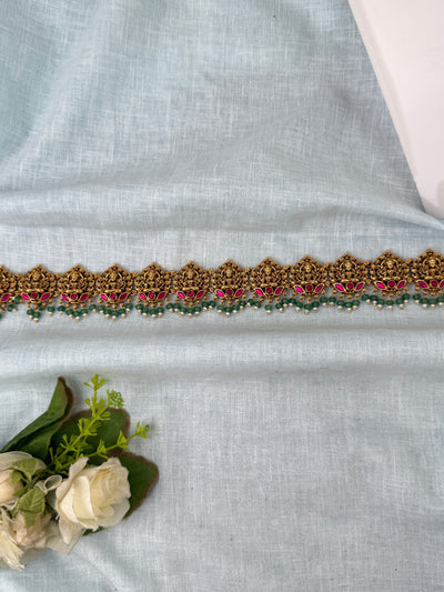 Traditional bridal hip belt for women