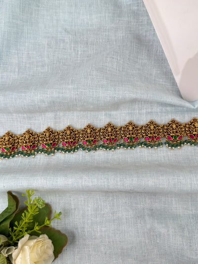 Traditional bridal hip belt for women