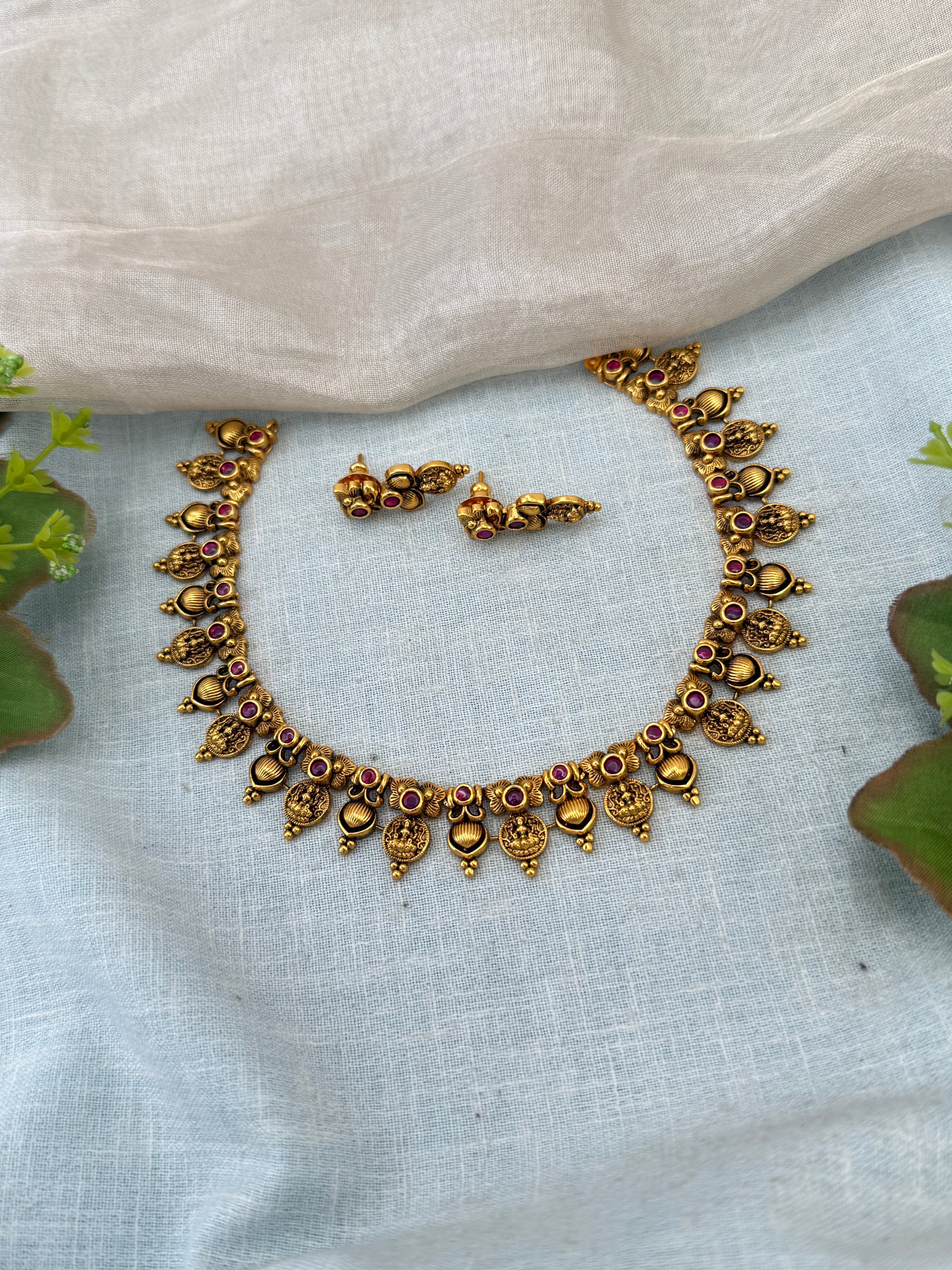 Antique Gold Necklace for Women – Traditional Ethnic Jewelry Online, bridal necklaces online