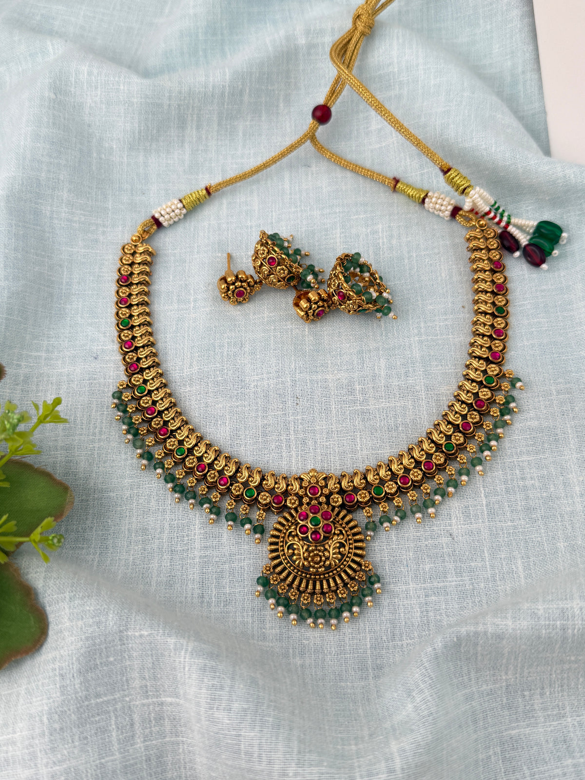 Antique Desighner Necklace Premium Short Set | N1127