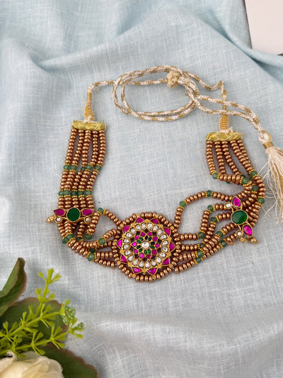 Royal Jadau Kundan Necklace For Women