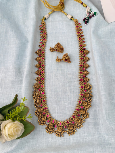 Antique temple necklace for women