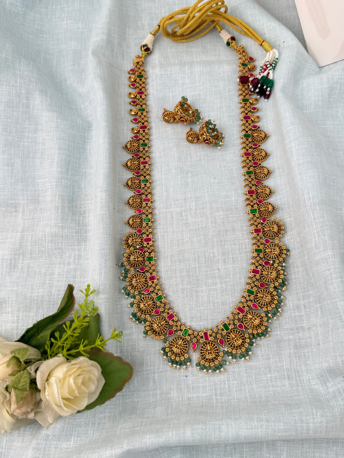 Antique temple necklace for women