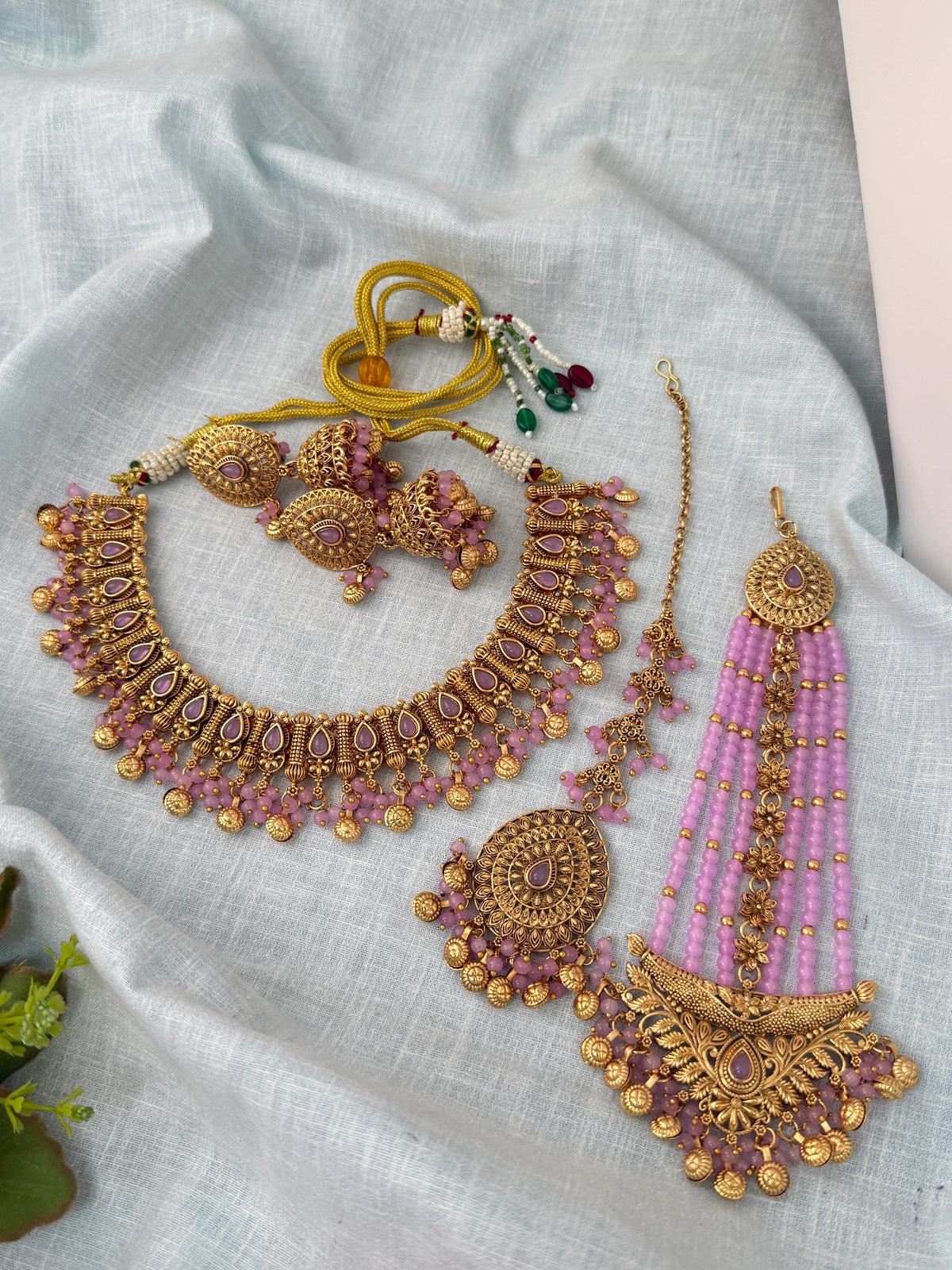Antique temple necklace for women