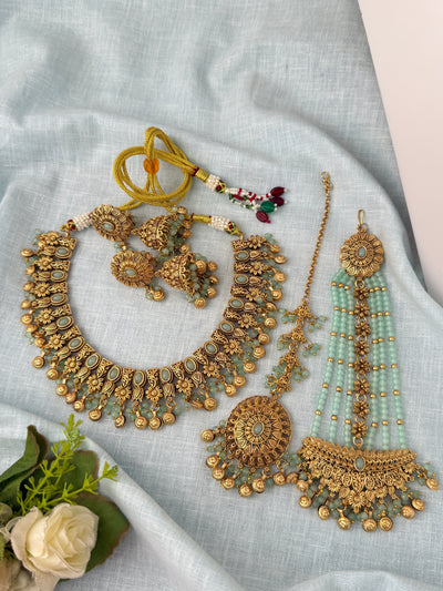 Antique temple necklace for women