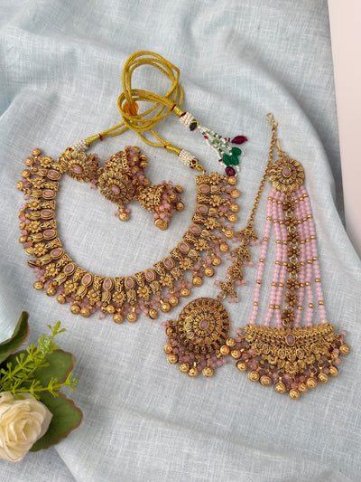 Antique temple necklace for women