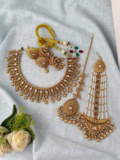 Antique temple necklace for women