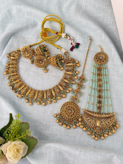 Antique temple necklace for women