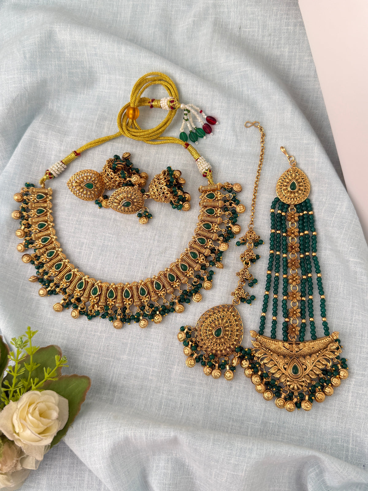 Antique temple necklace for women