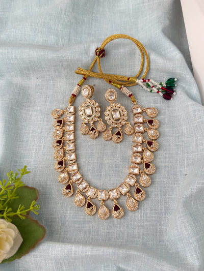 Traditional Kundan necklace for women