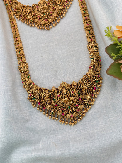 Royal Antique Jadau Bridal Necklace Set 1153