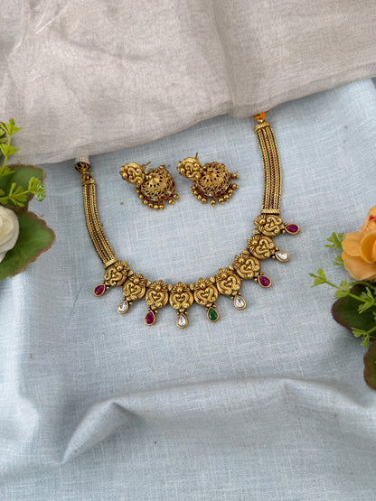 Antique Gold Necklace for Women – Traditional Ethnic Jewelry Online, bridal necklaces online