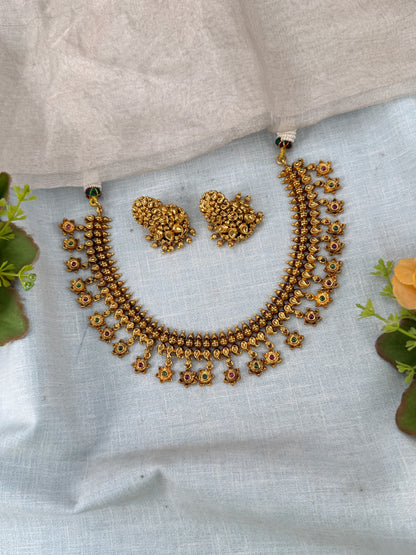 Antique Gold Necklace for Women – Traditional Ethnic Jewelry Online, bridal necklaces online