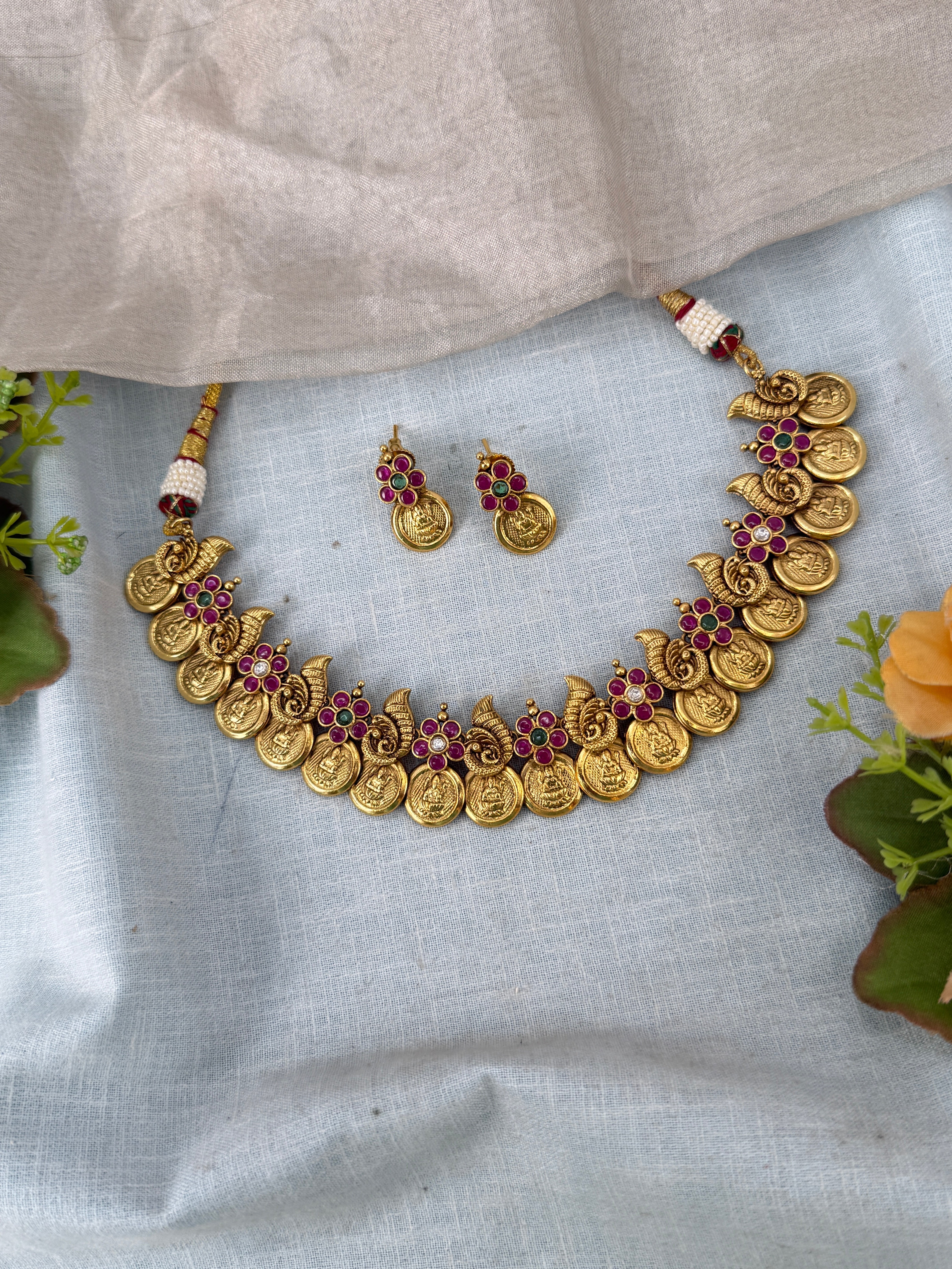 Antique Gold Necklace for Women – Traditional Ethnic Jewelry Online, bridal necklaces online