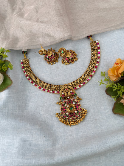 Antique Gold Necklace for Women – Traditional Ethnic Jewelry Online, bridal necklaces online