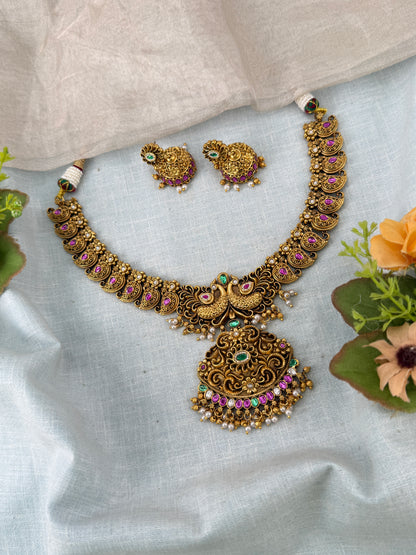Antique Gold Necklace for Women – Traditional Ethnic Jewelry Online, bridal necklaces online