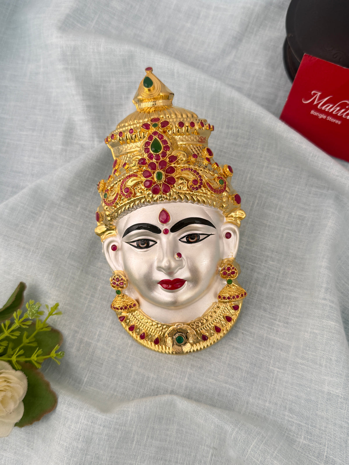 Lakshmi Devi Idol Pure Brass 6 Inches 003