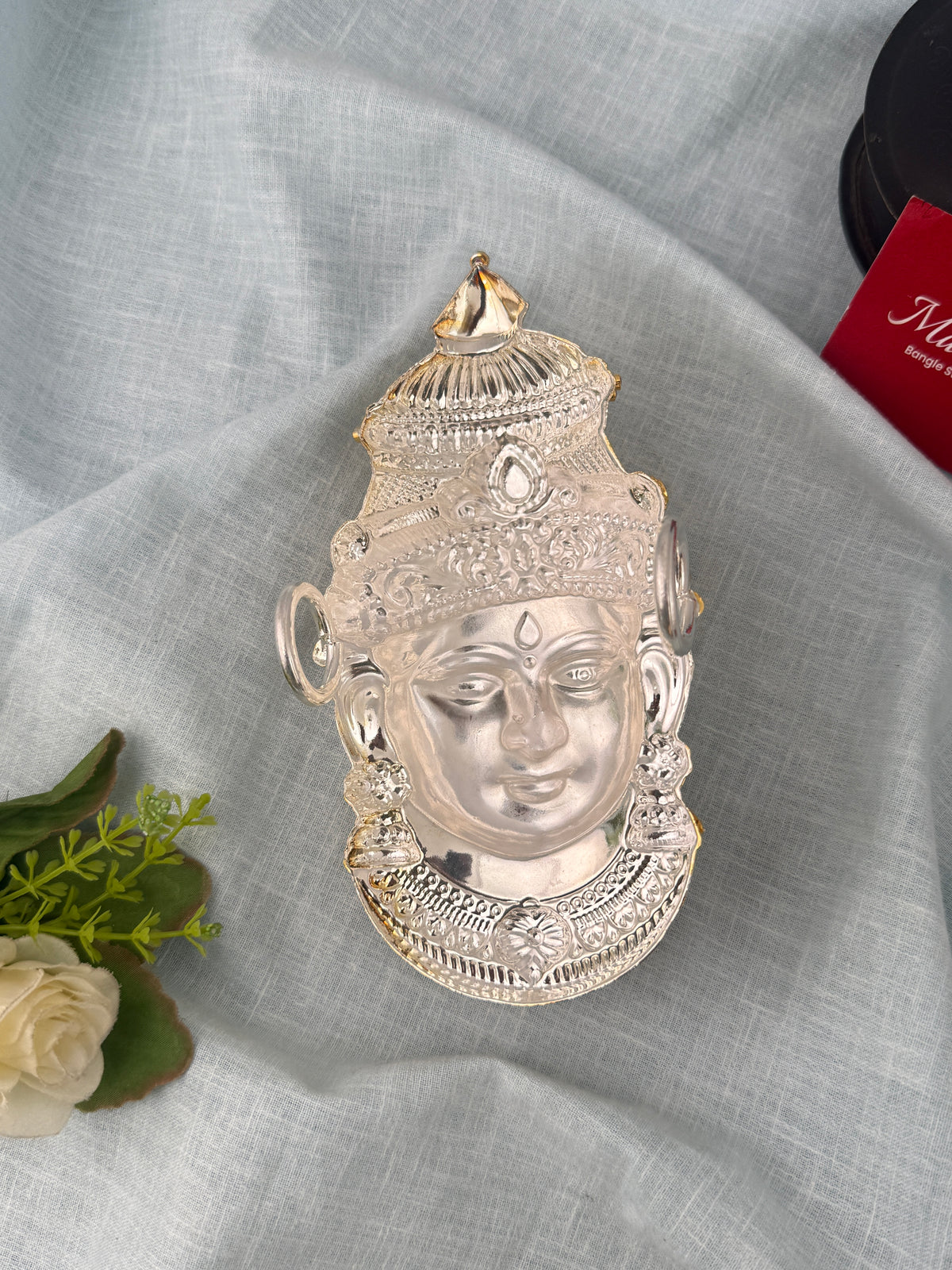 Lakshmi Devi Idol Pure Brass 6 Inches 003