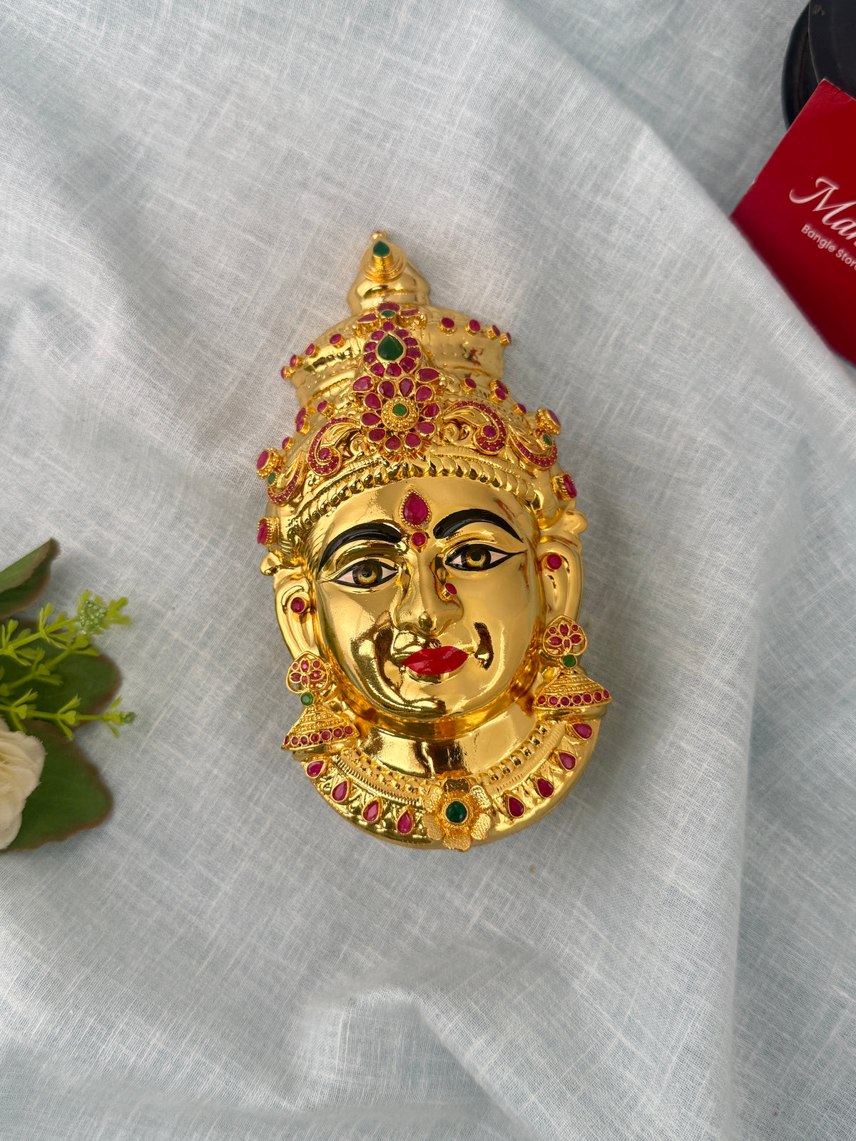 Lakshmi Devi Idol Pure Brass 6 Inches 006