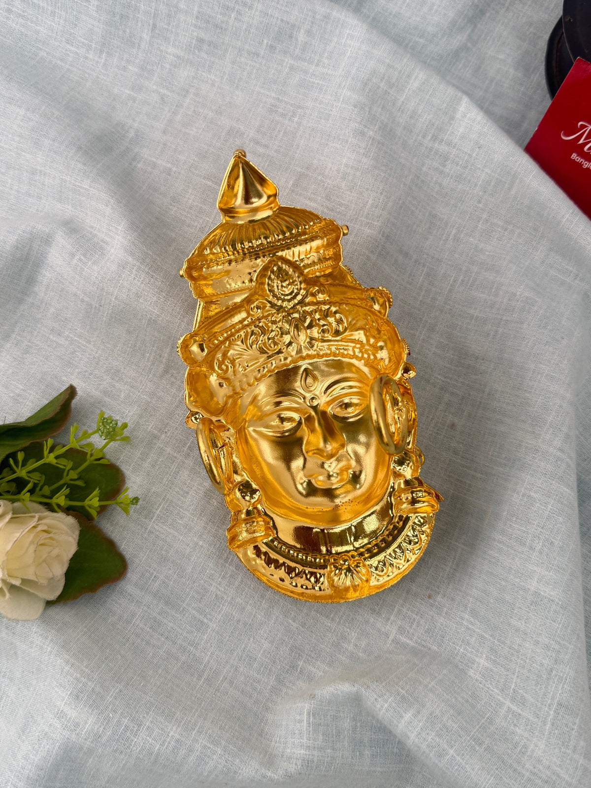 Lakshmi Devi Idol Pure Brass 6 Inches 006