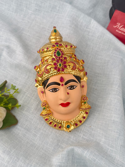 Lakshmi Devi Idol Pure Brass 6 Inches 009