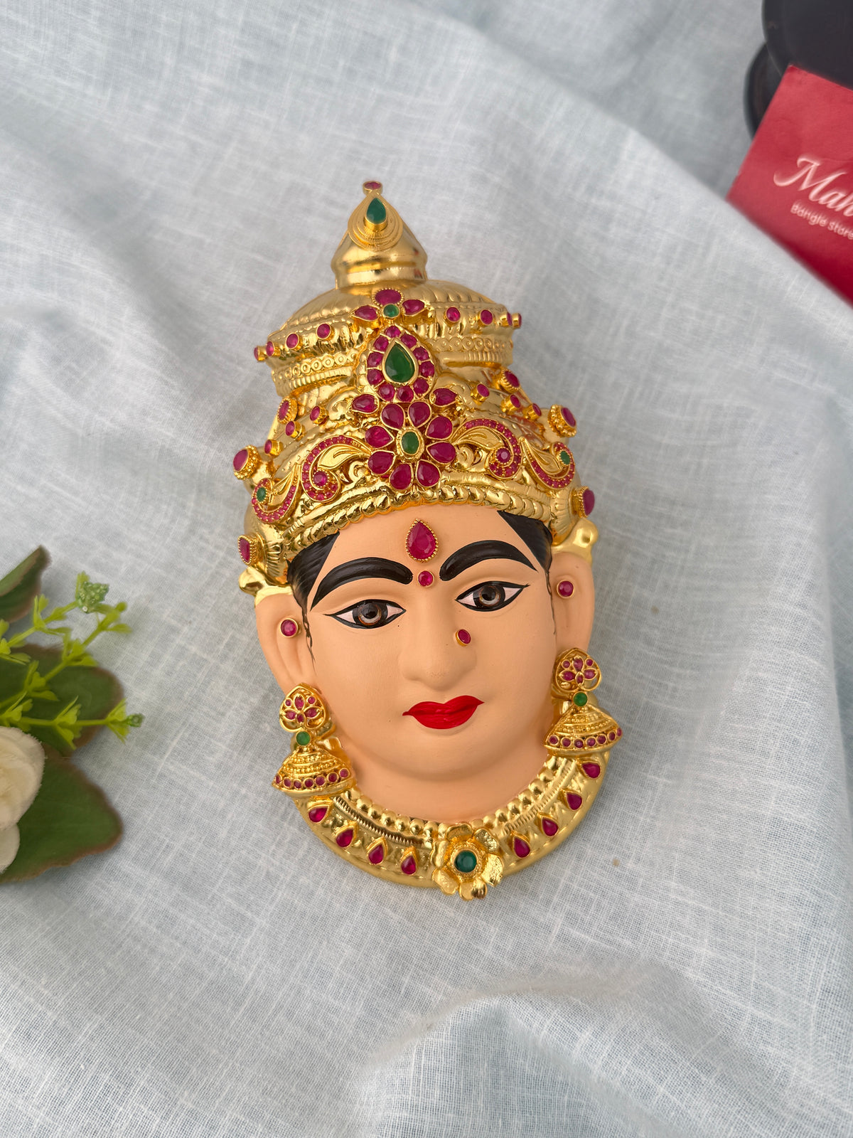 Lakshmi Devi Idol Pure Brass 6 Inches 009
