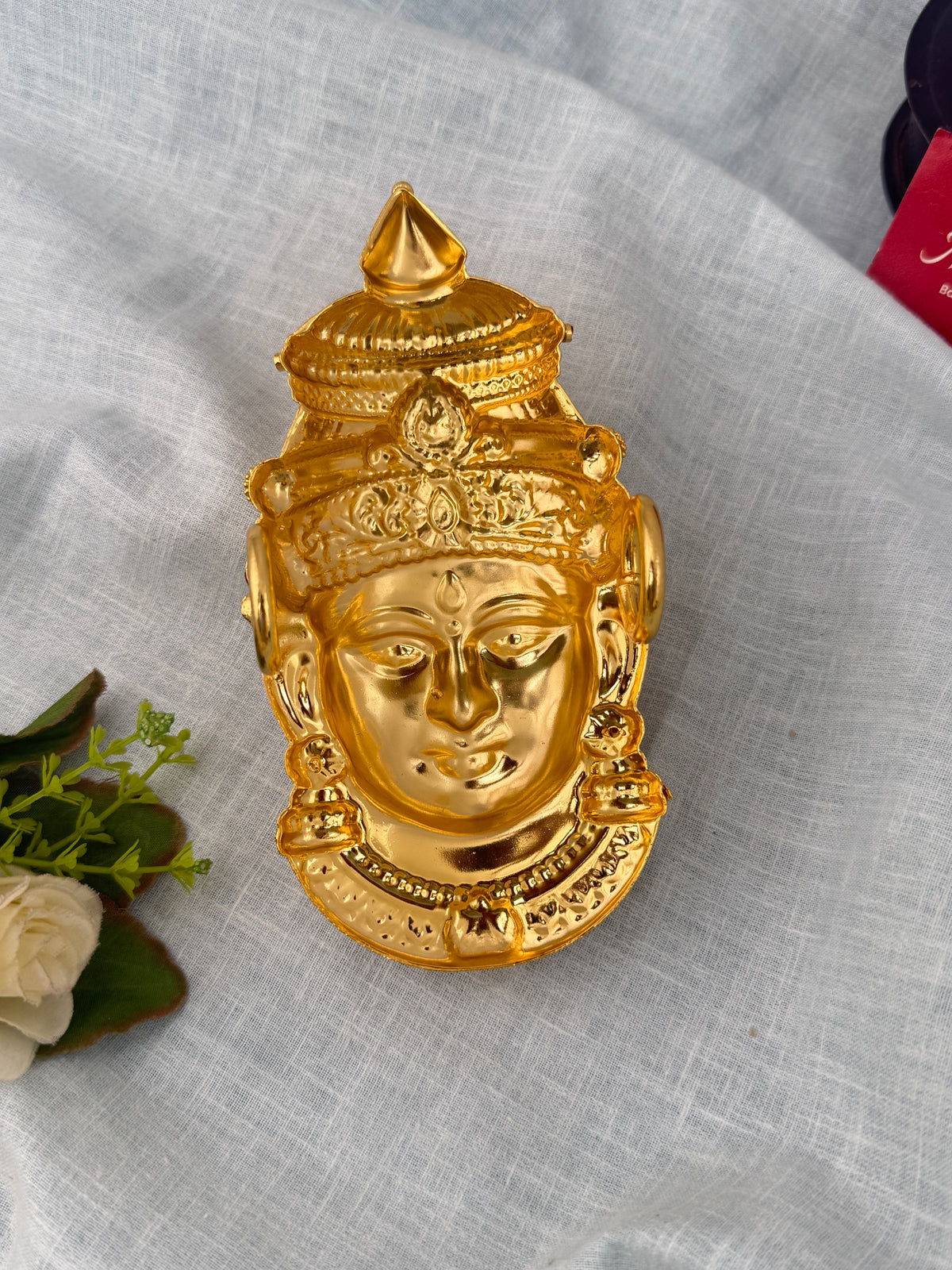 Lakshmi Devi Idol Pure Brass 6 Inches 009